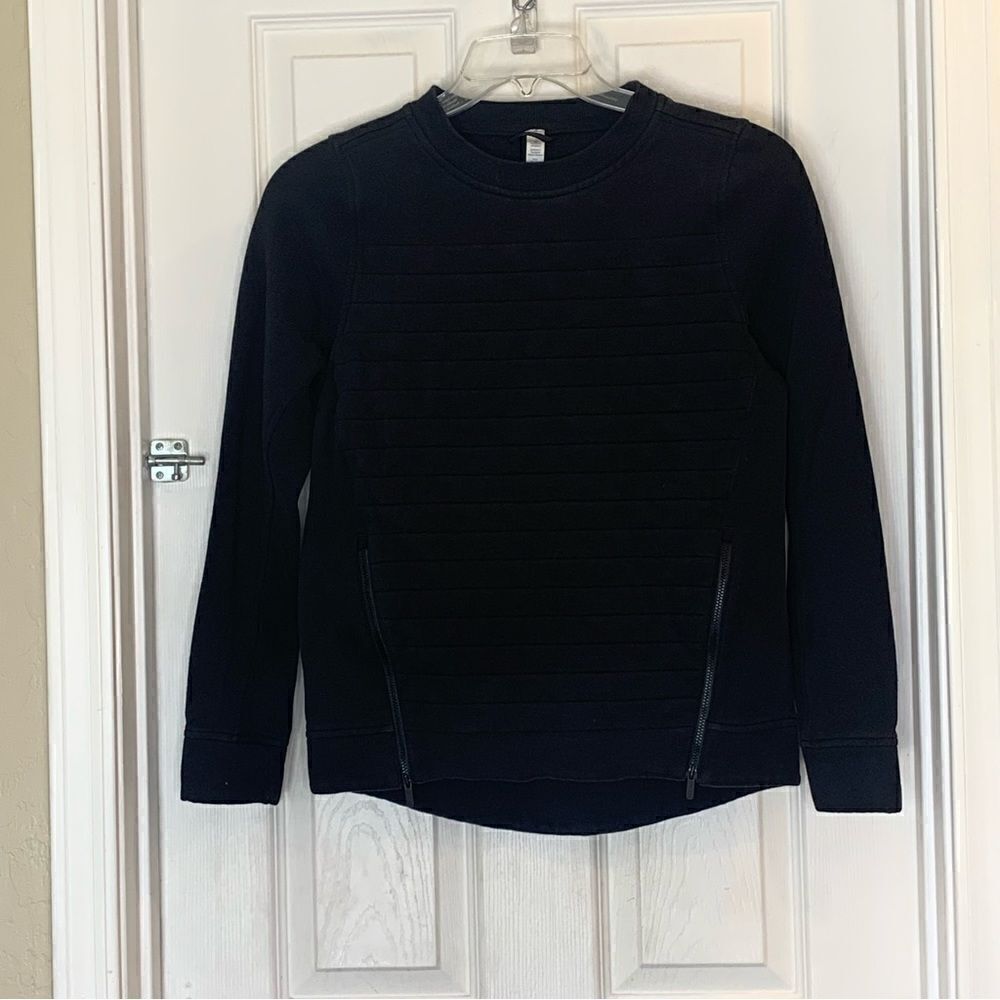 Lululemon Be True Crew Sweatshirt Black Size 4